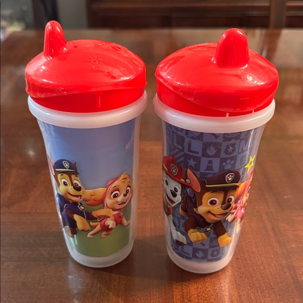 PAW PATROL Playtex Sippy Cups 100% Spill-Proof BPA-Free Set of 2